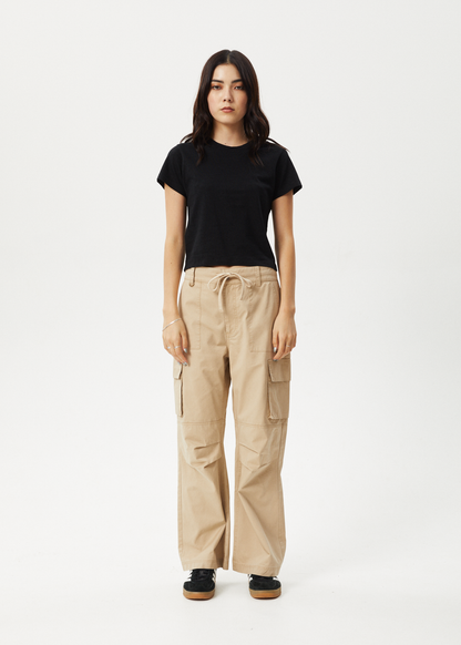 AFENDS Womens Apprentice - Cargo Pant - Taupe