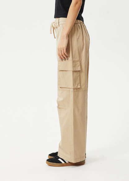 AFENDS Womens Apprentice - Cargo Pant - Taupe