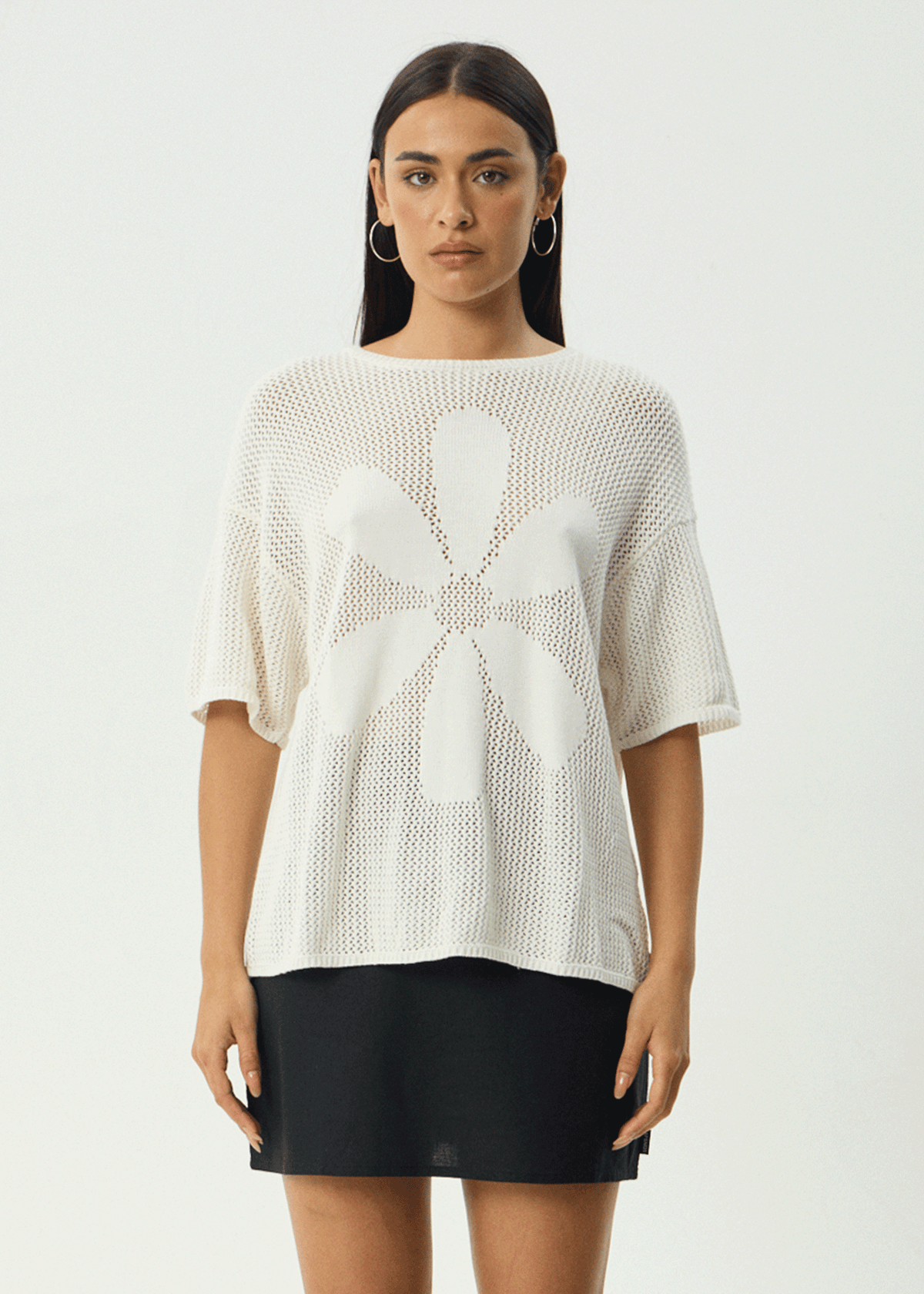 AFENDS Womens Riley - Knit Tee - White
