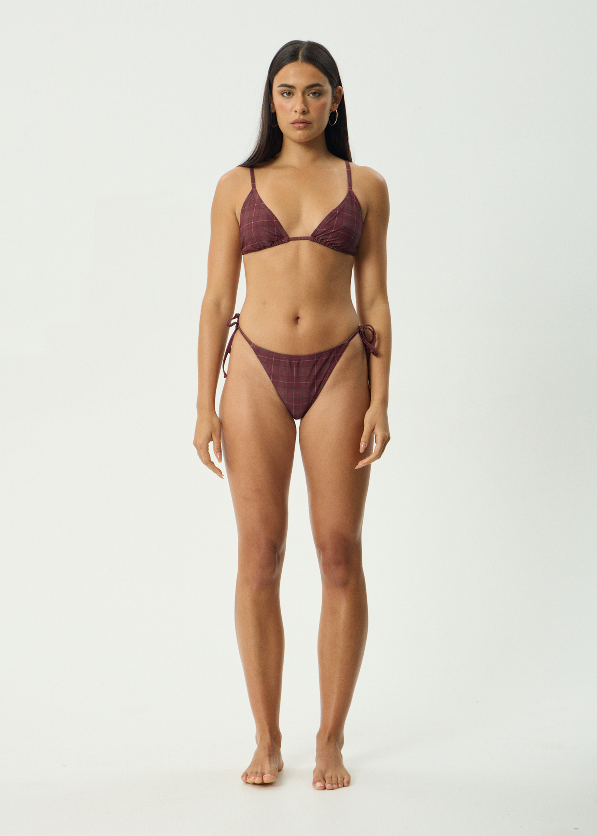 AFENDS Womens Eboni - Bikini Top - Port Check