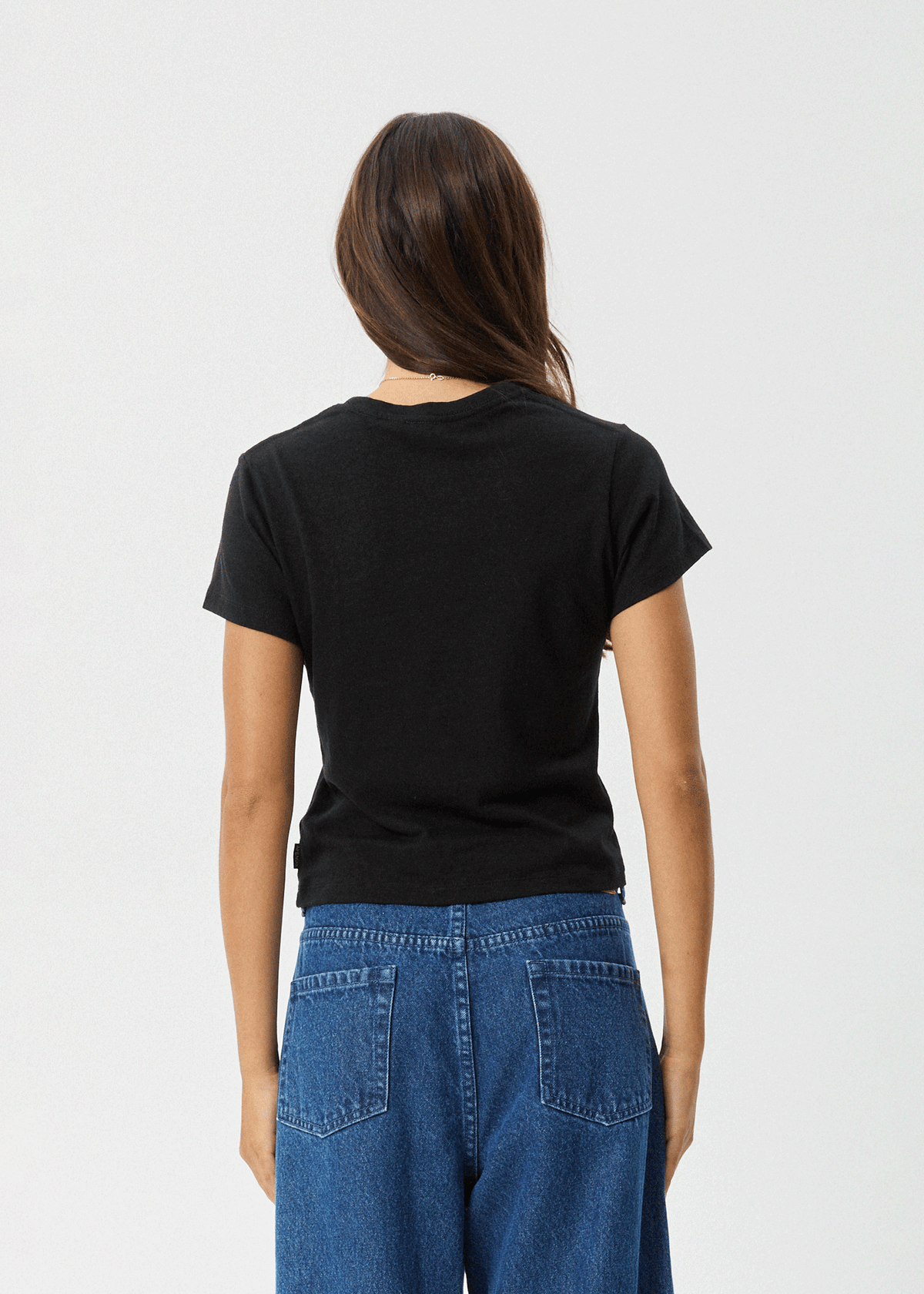 AFENDS Womens Carmen - Baby Tee - Black