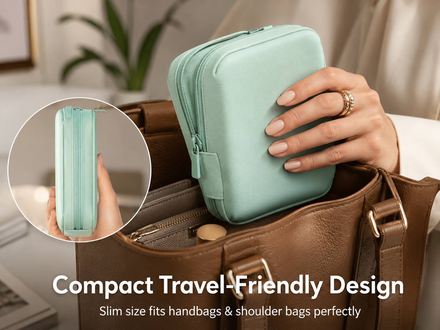 Travel Pill Organizer Case | Color-Coded Reusable Medication Pouches
