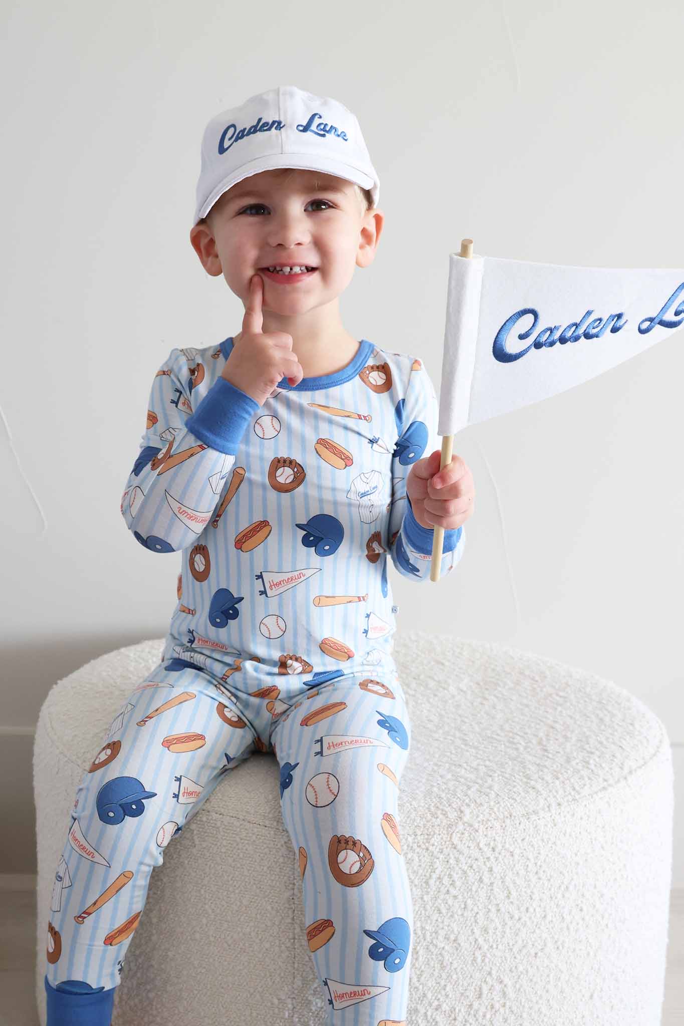 Ballpark Bros Two Piece Pajama Set