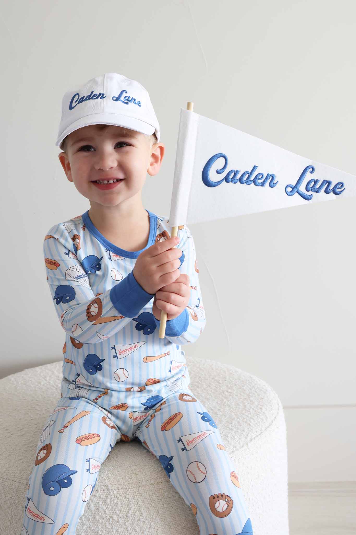 Ballpark Bros Two Piece Pajama Set