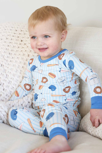 Ballpark Bros Two Piece Pajama Set
