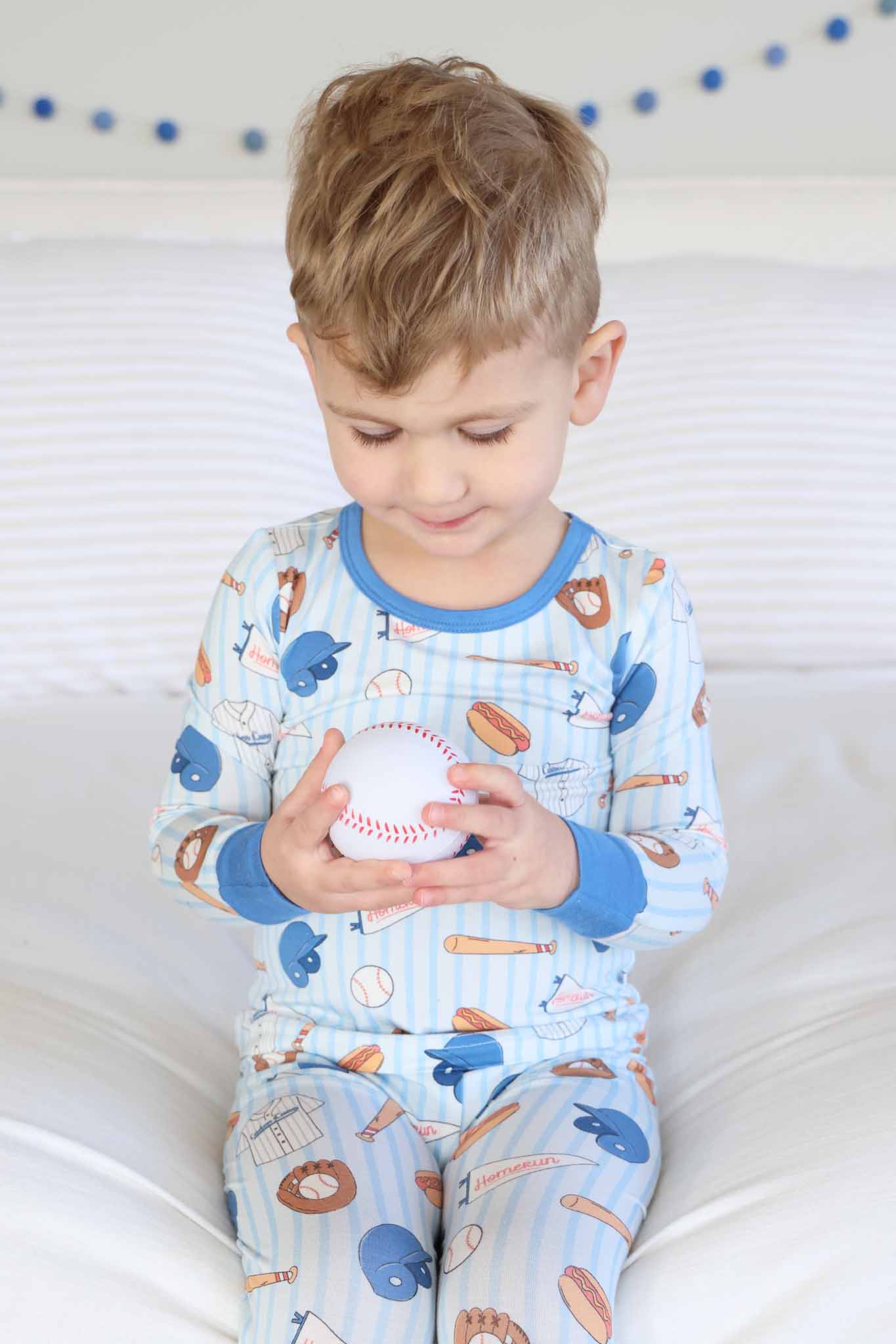 Ballpark Bros Two Piece Pajama Set