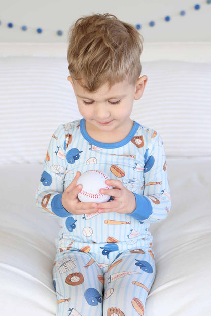 Ballpark Bros Two Piece Pajama Set