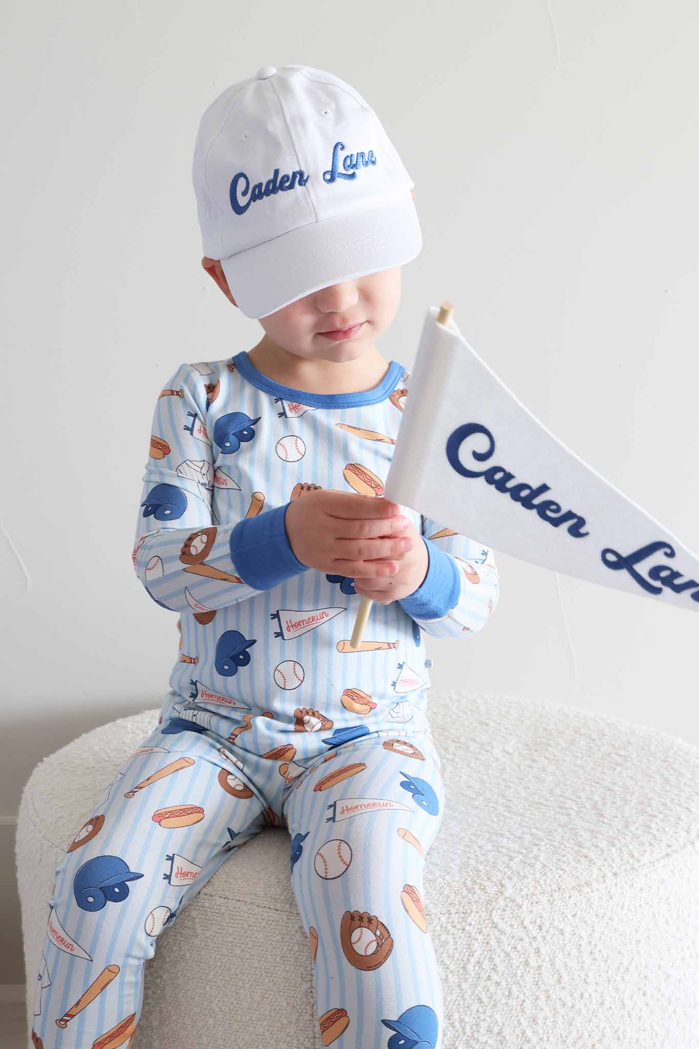 Ballpark Bros Two Piece Pajama Set
