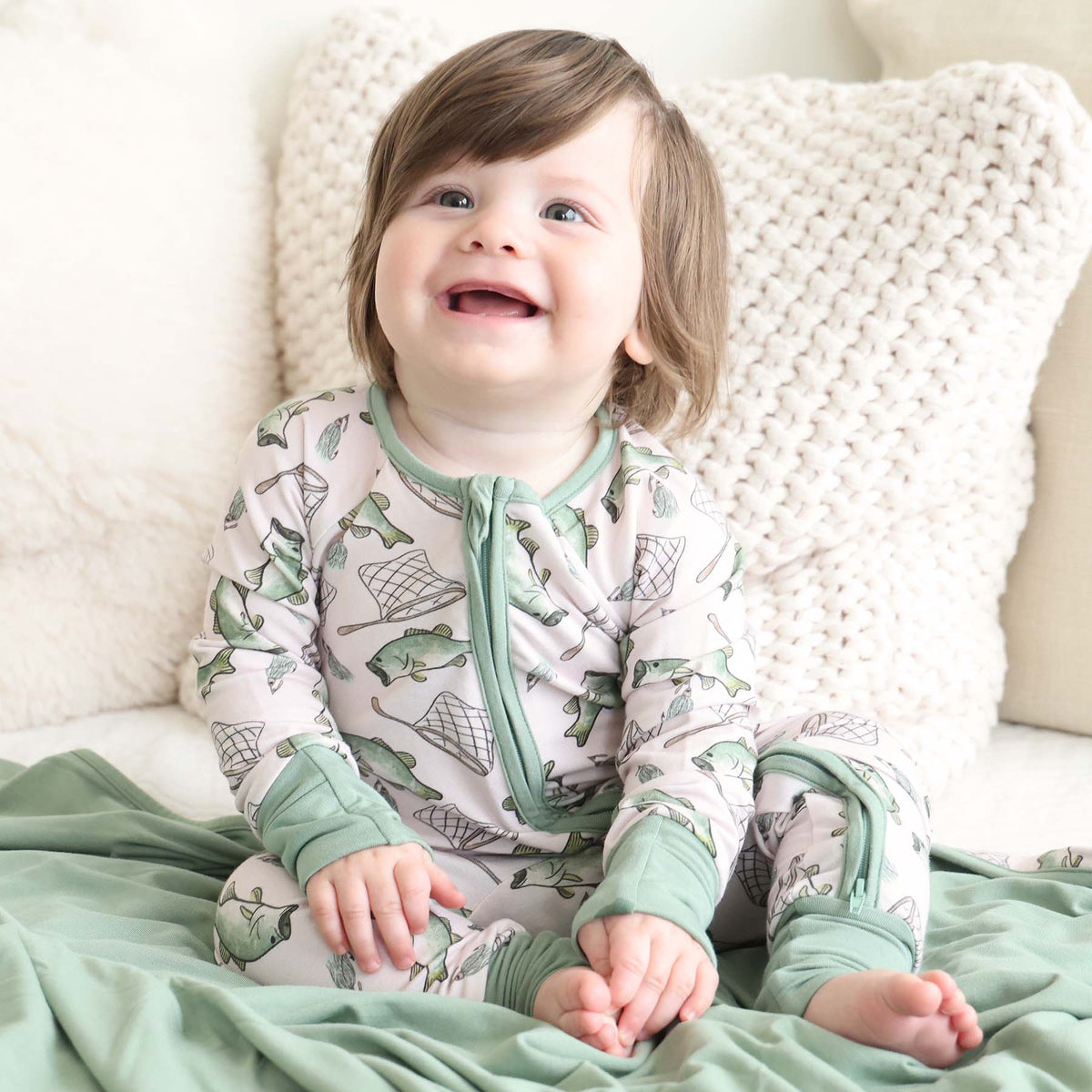 Bass Buddies Convertible Zip Romper