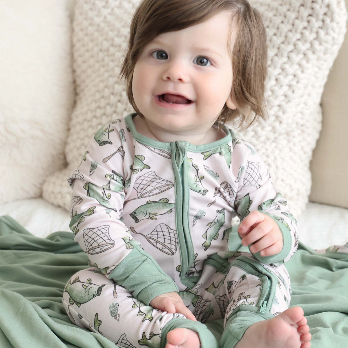 Bass Buddies Convertible Zip Romper