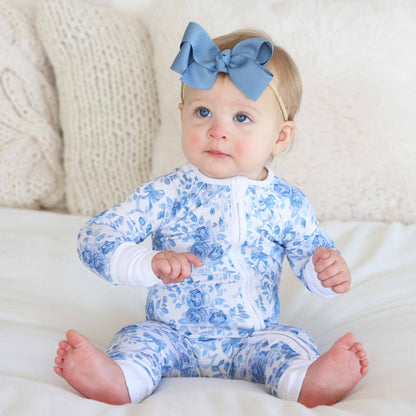 Betsy's Blooms Convertible Zip Romper