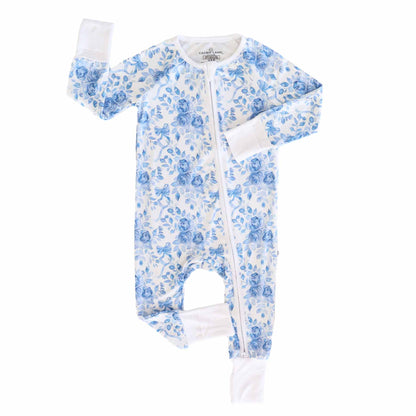 Betsy's Blooms Convertible Zip Romper