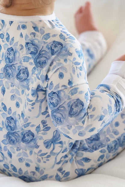 Betsy's Blooms Convertible Zip Romper