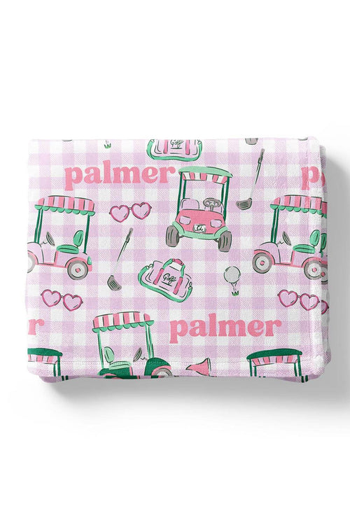 Birdie Babes Personalized Kids Blanket | Pink