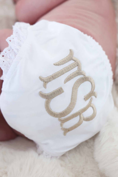 Personalized Lace Edge Bloomers