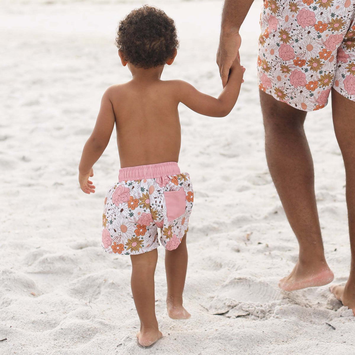 Boy's Swim Trunks | Boho Floral