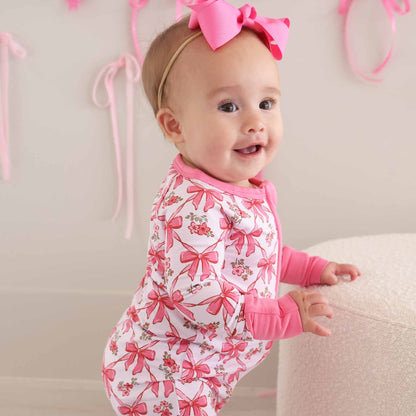 Bow Besties Convertible Zip Romper
