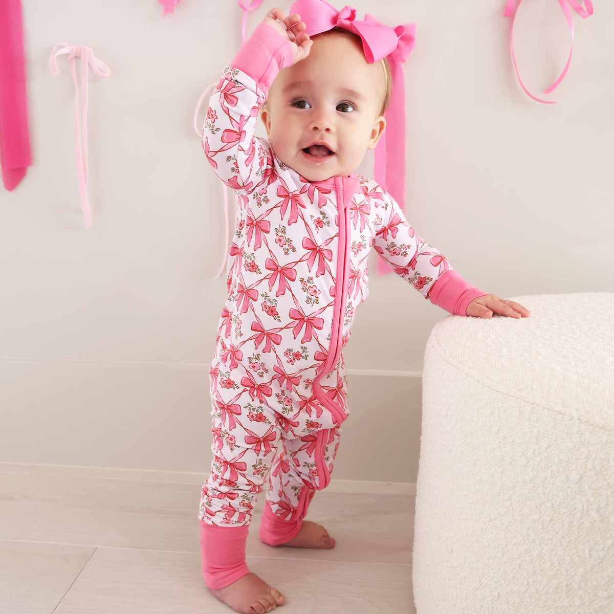 Bow Besties Convertible Zip Romper