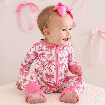 Bow Besties Convertible Zip Romper