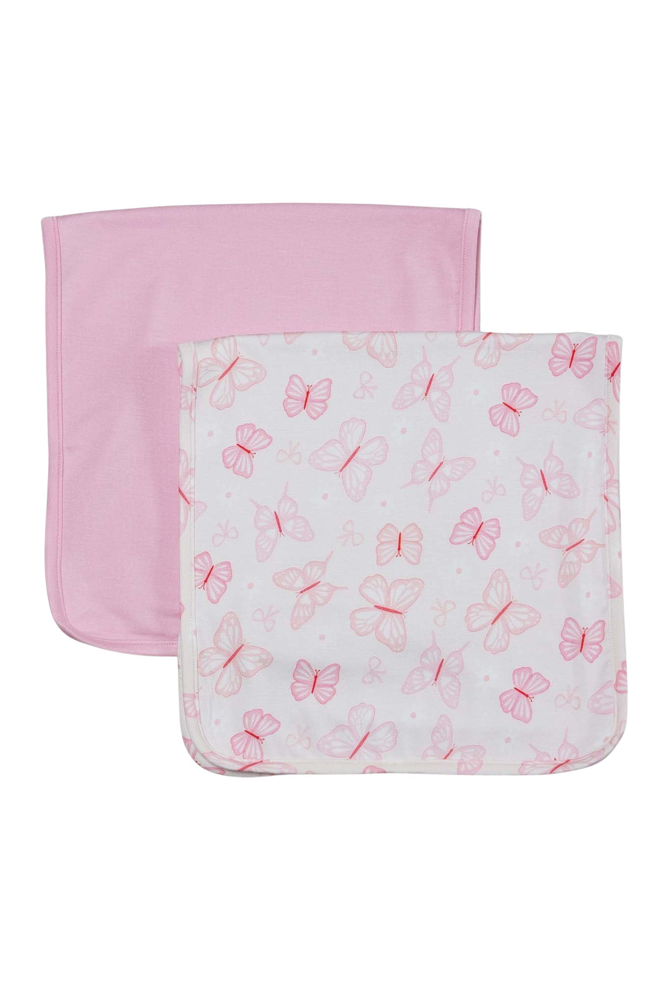 2pc Burp Cloth Set | Blooming Butterflies