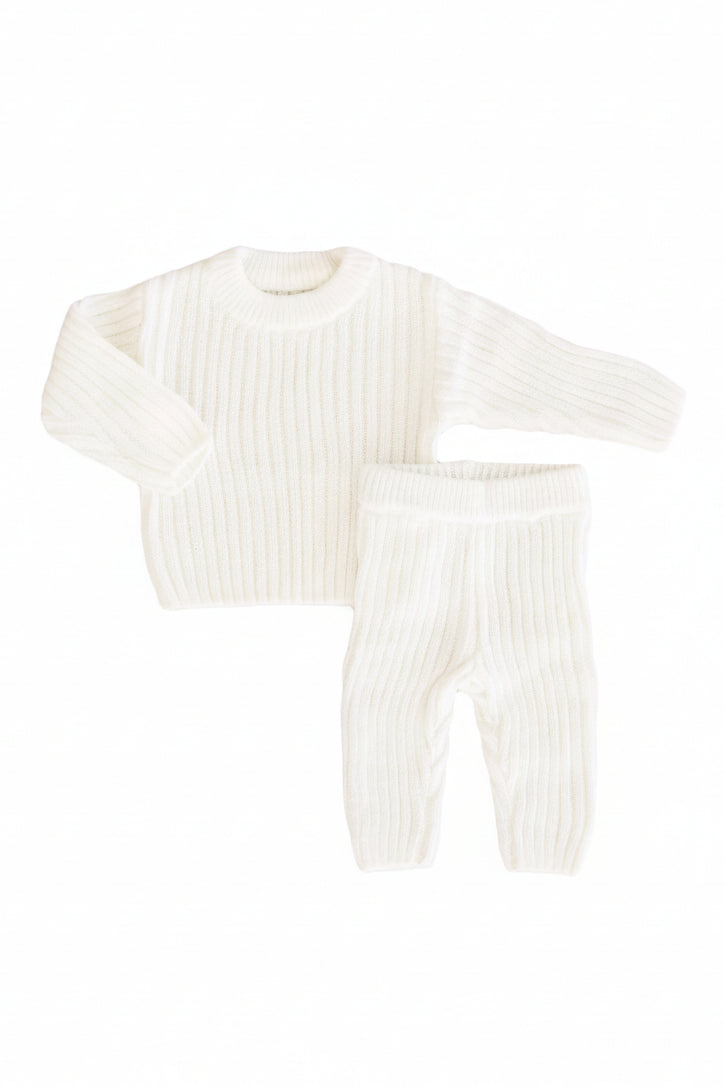 Knit Sweater & Pant Set | Dove