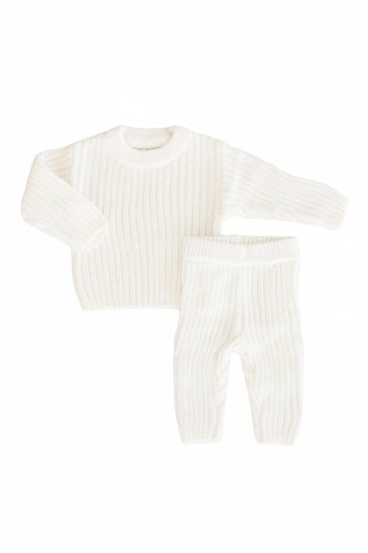 Knit Sweater & Pant Set | Dove
