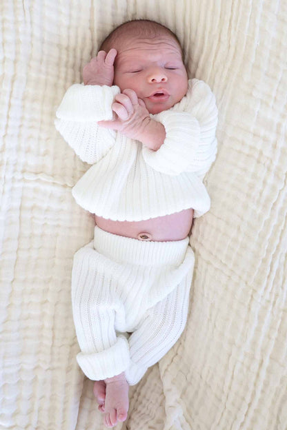 Knit Sweater & Pant Set | Dove