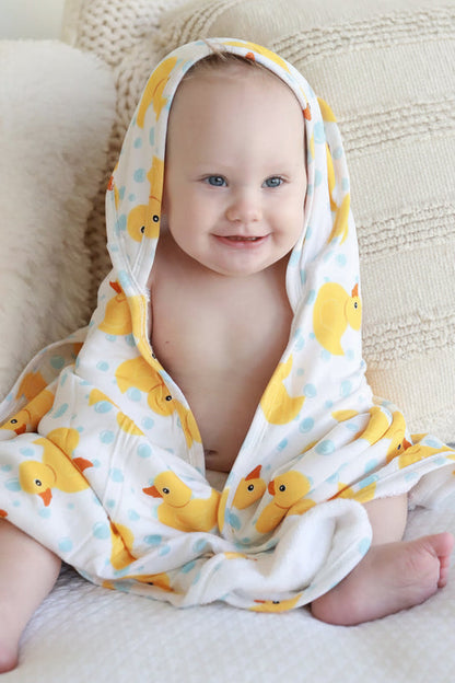 Bamboo Hooded Towel | Rubber Ducks