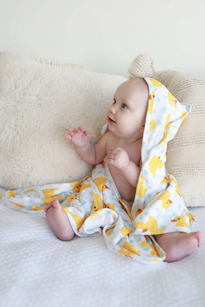 Bamboo Hooded Towel | Rubber Ducks