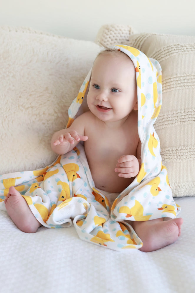 Bamboo Hooded Towel | Rubber Ducks