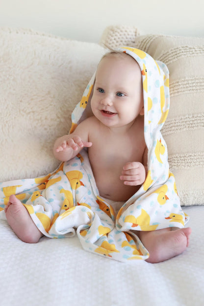 Bamboo Hooded Towel | Rubber Ducks