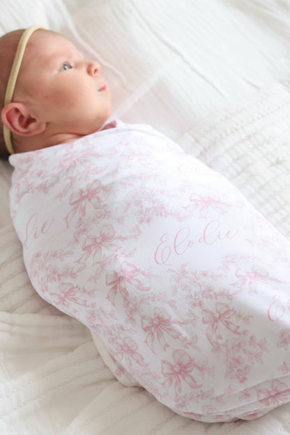 Fancy Frills Personalized Swaddle Blanket