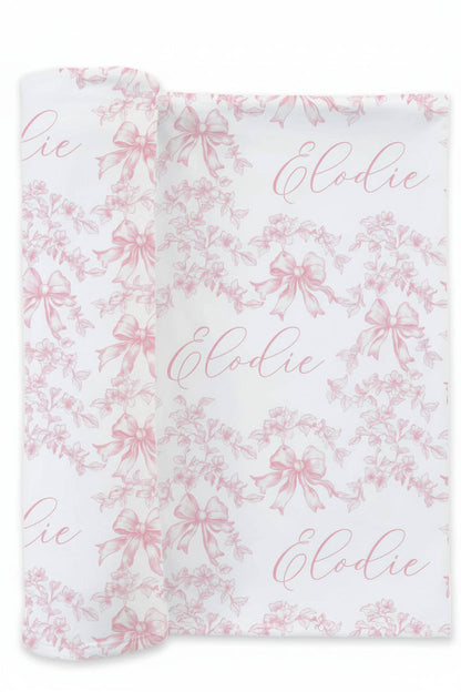 Fancy Frills Personalized Swaddle Blanket