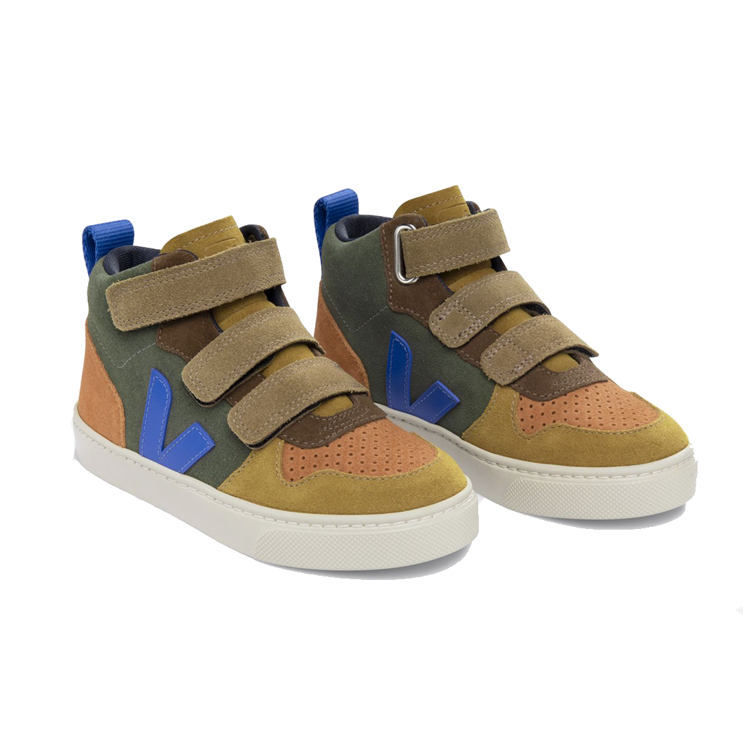 V-10 Mid Velcro Suede- Multico Mud Paros