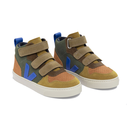 V-10 Mid Velcro Suede- Multico Mud Paros