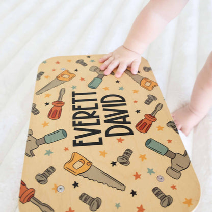Kids Personalized Step Stool | Hammer Time