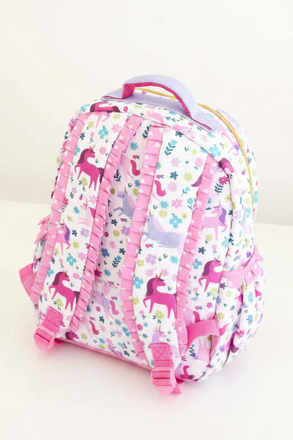 Kids Embroidered Ruffle Backpack | Magical Meadow