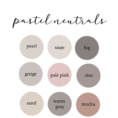Pastel Neutrals Personalized Color Blanket