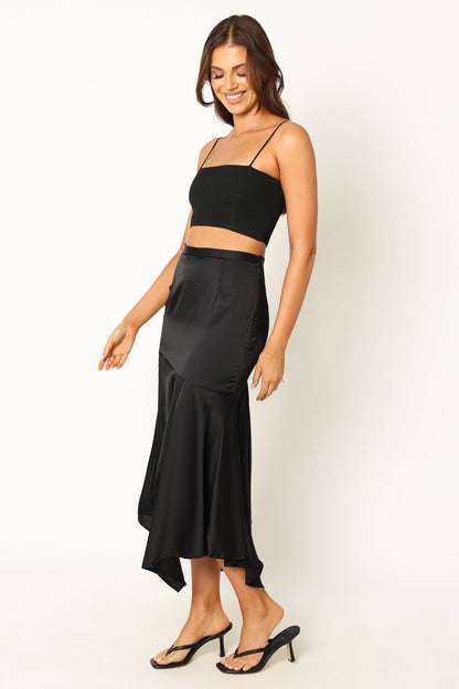 Jair Midi Skirt - Black