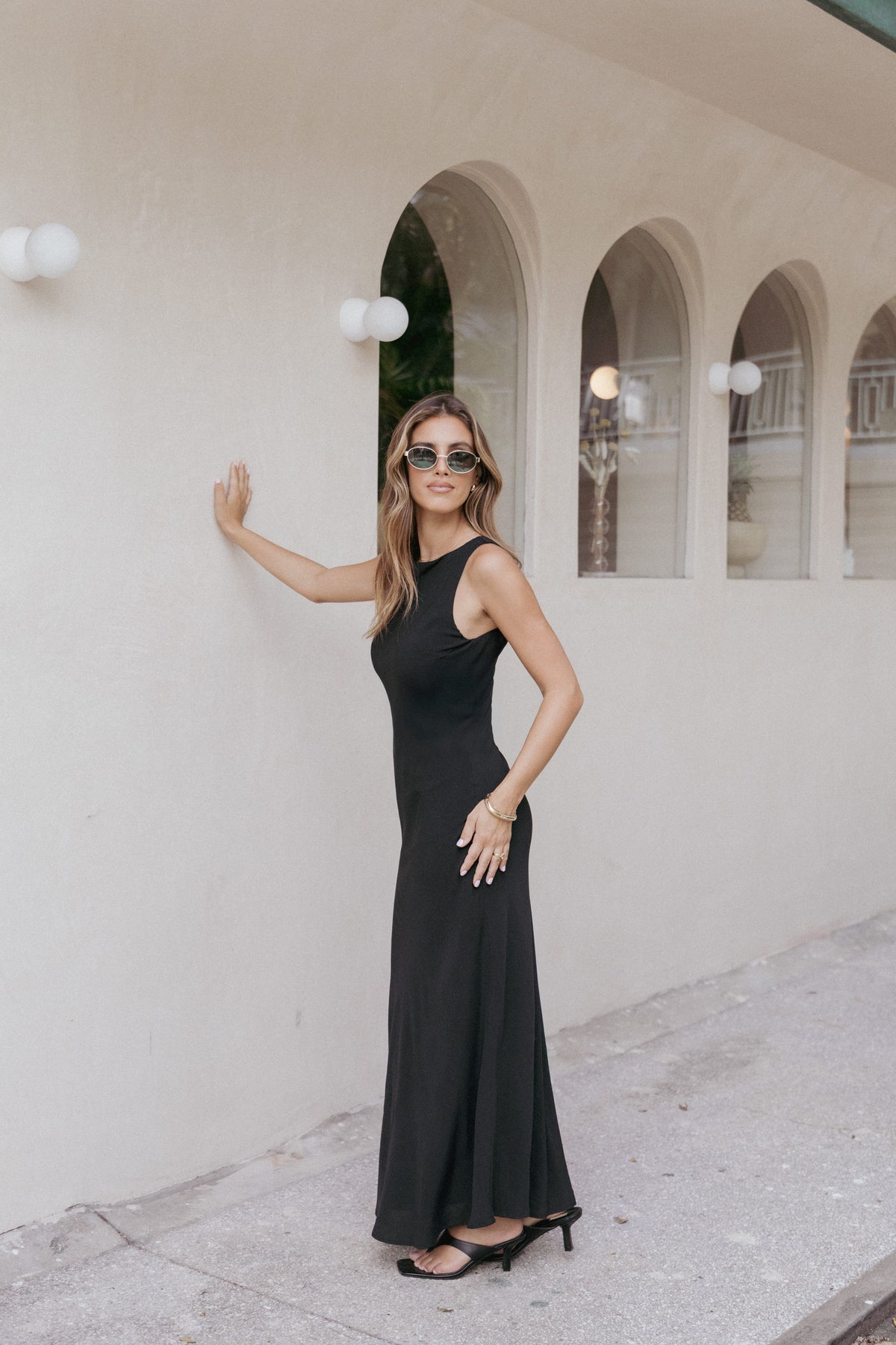 Flavia Maxi Dress - Black
