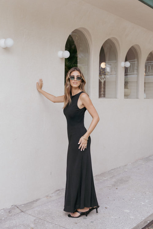 Flavia Maxi Dress - Black