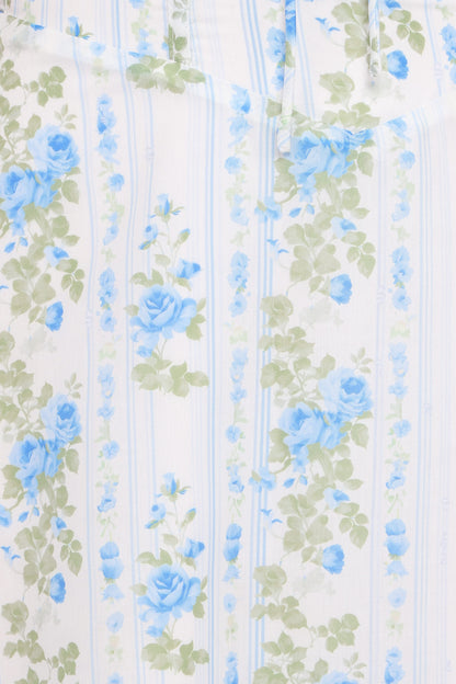 Florencia Midi Dress - Blue Floral