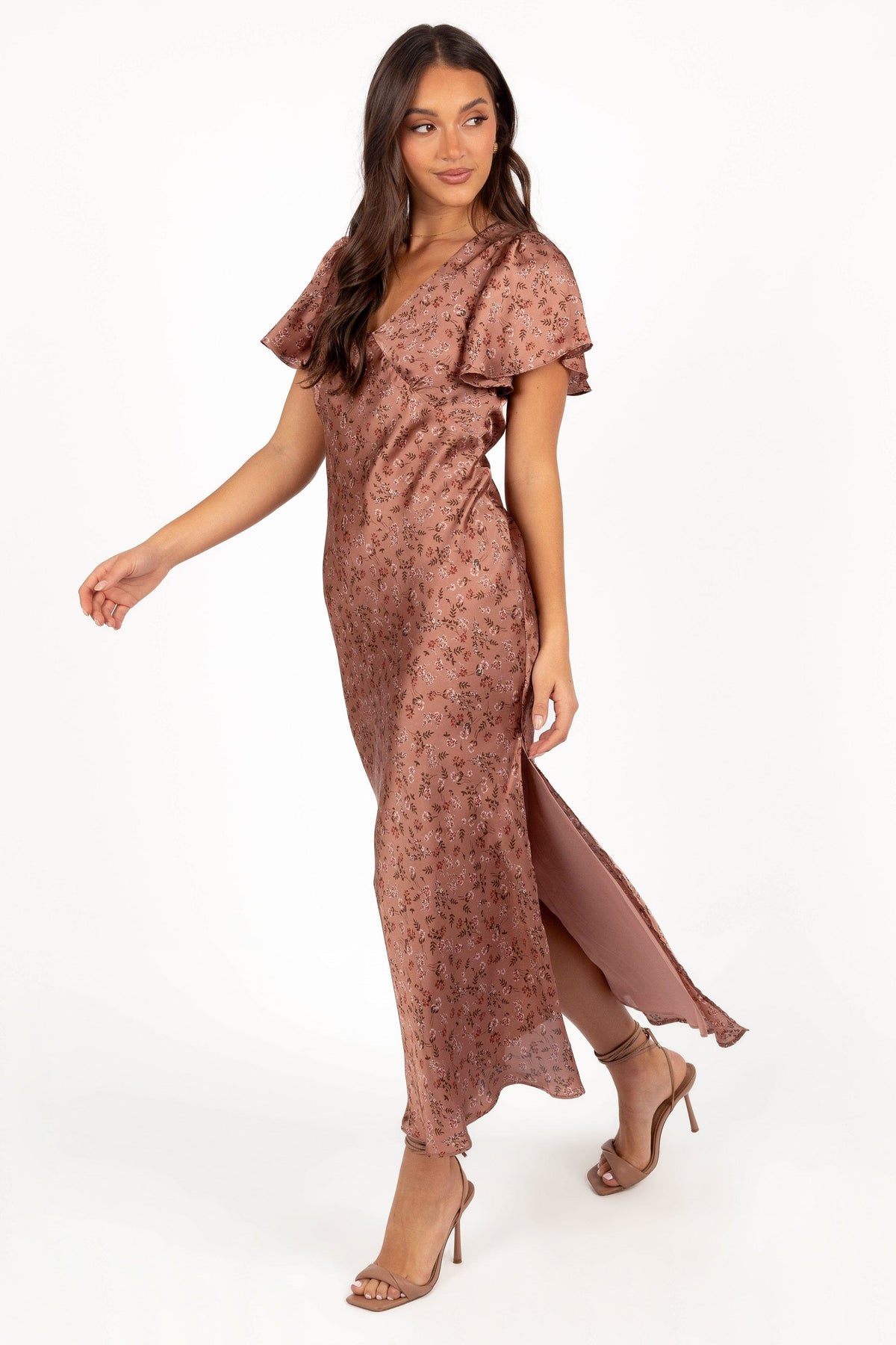 Flossy Maxi Dress - Mauve