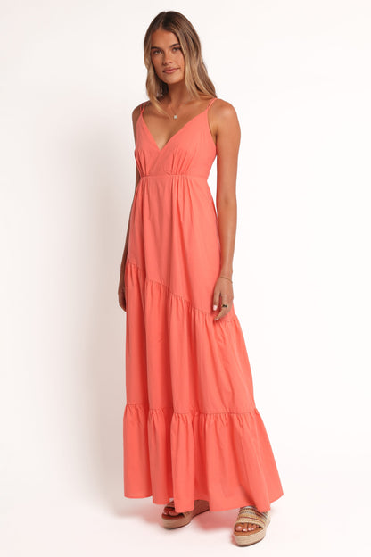 Forbes Maxi Dress - Coral