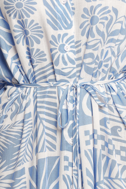 Foster Midi Dress - Malia Print