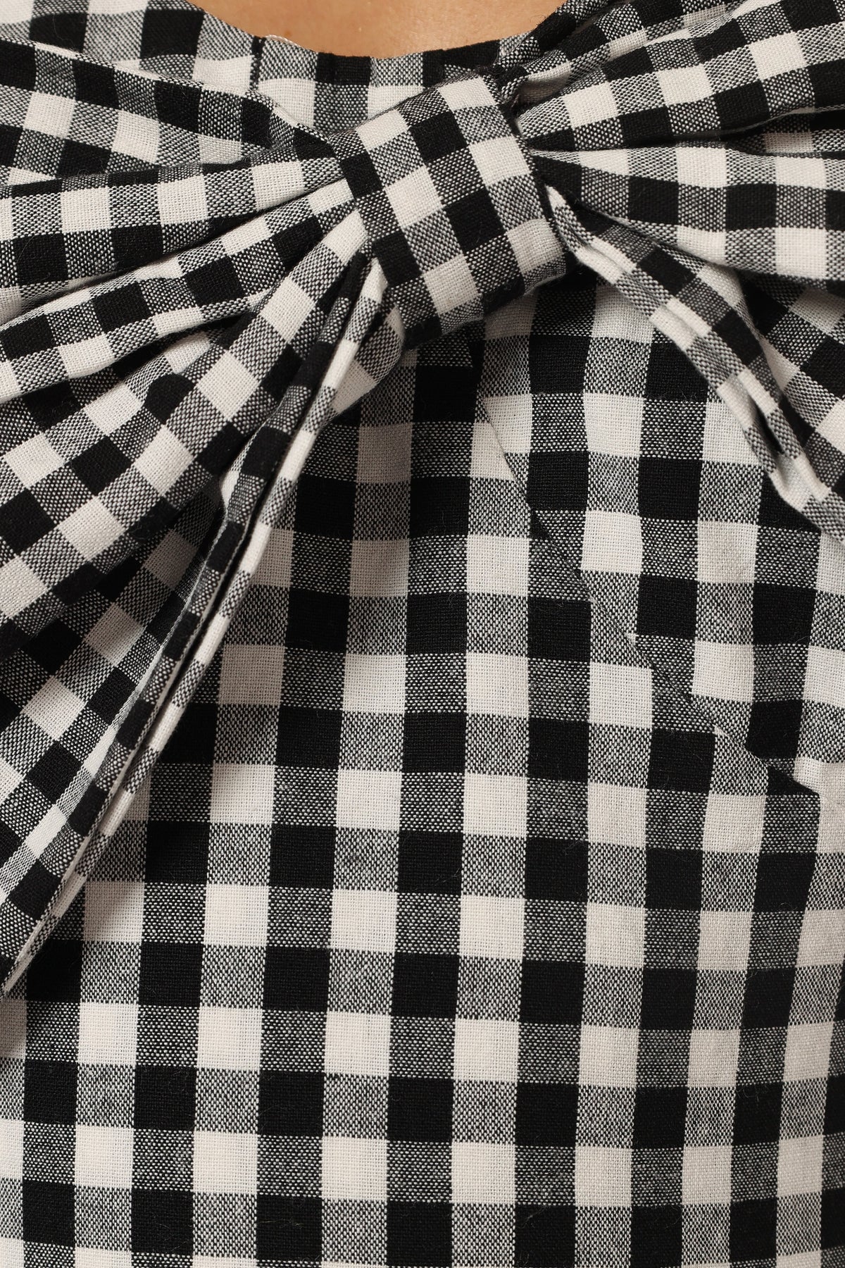 Hailee Maxi Dress - Black Gingham