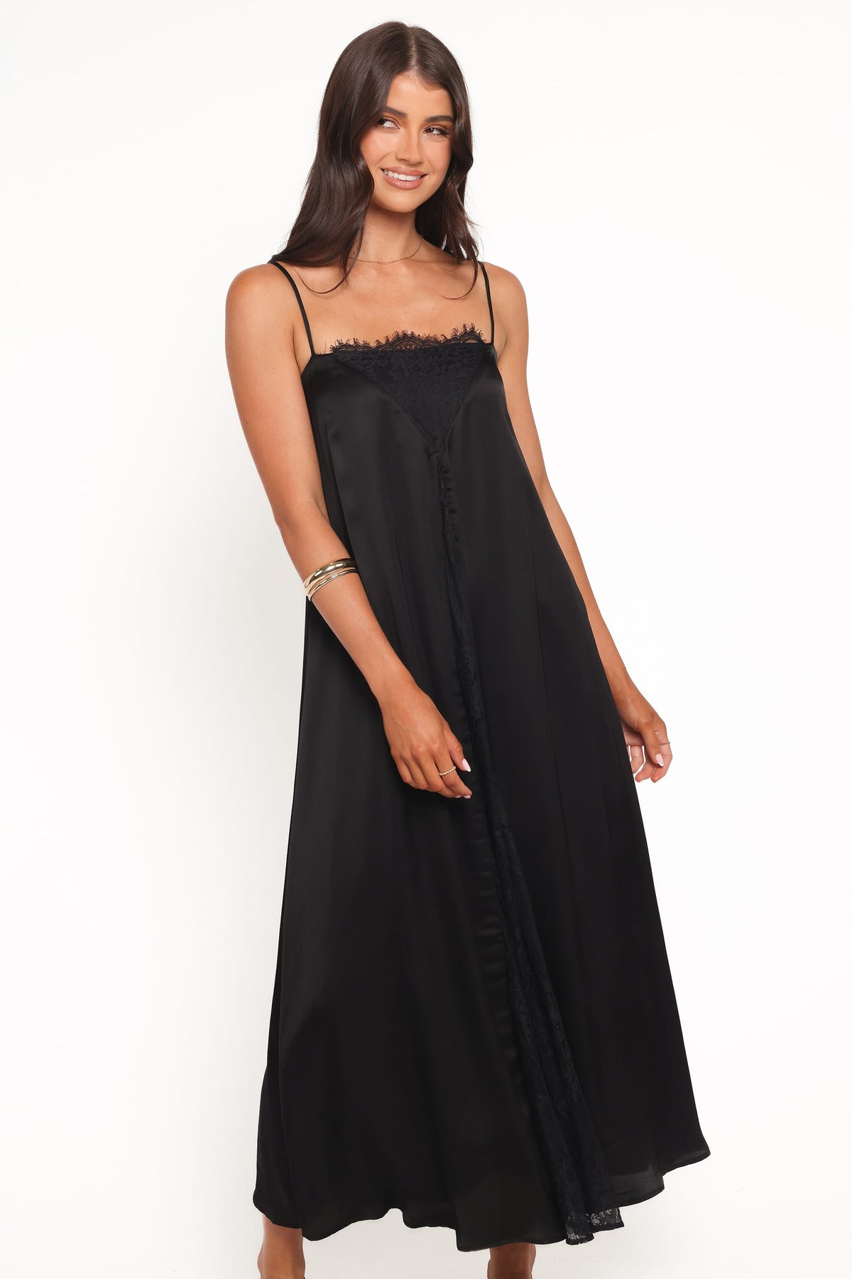 Halsey Midi Dress - Black