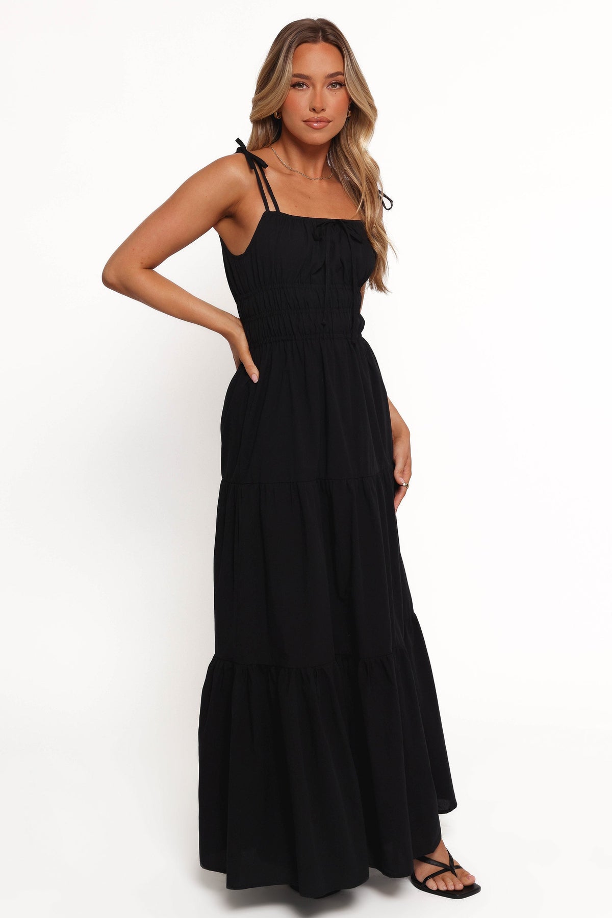Ione Maxi Dress - Black