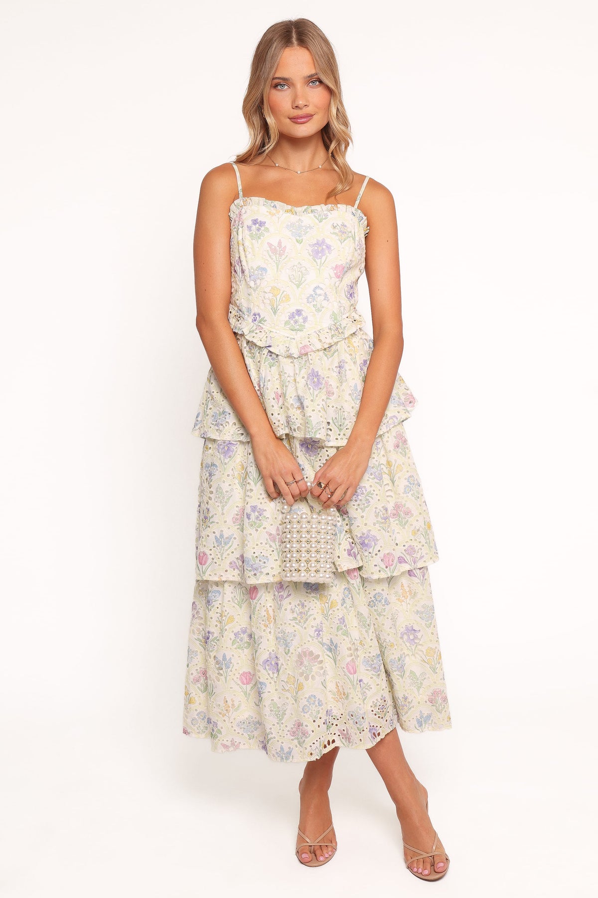 Iveta Midi Dress - Multi Floral
