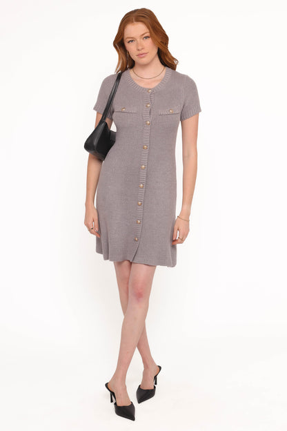 Jaxon Mini Dress - Grey